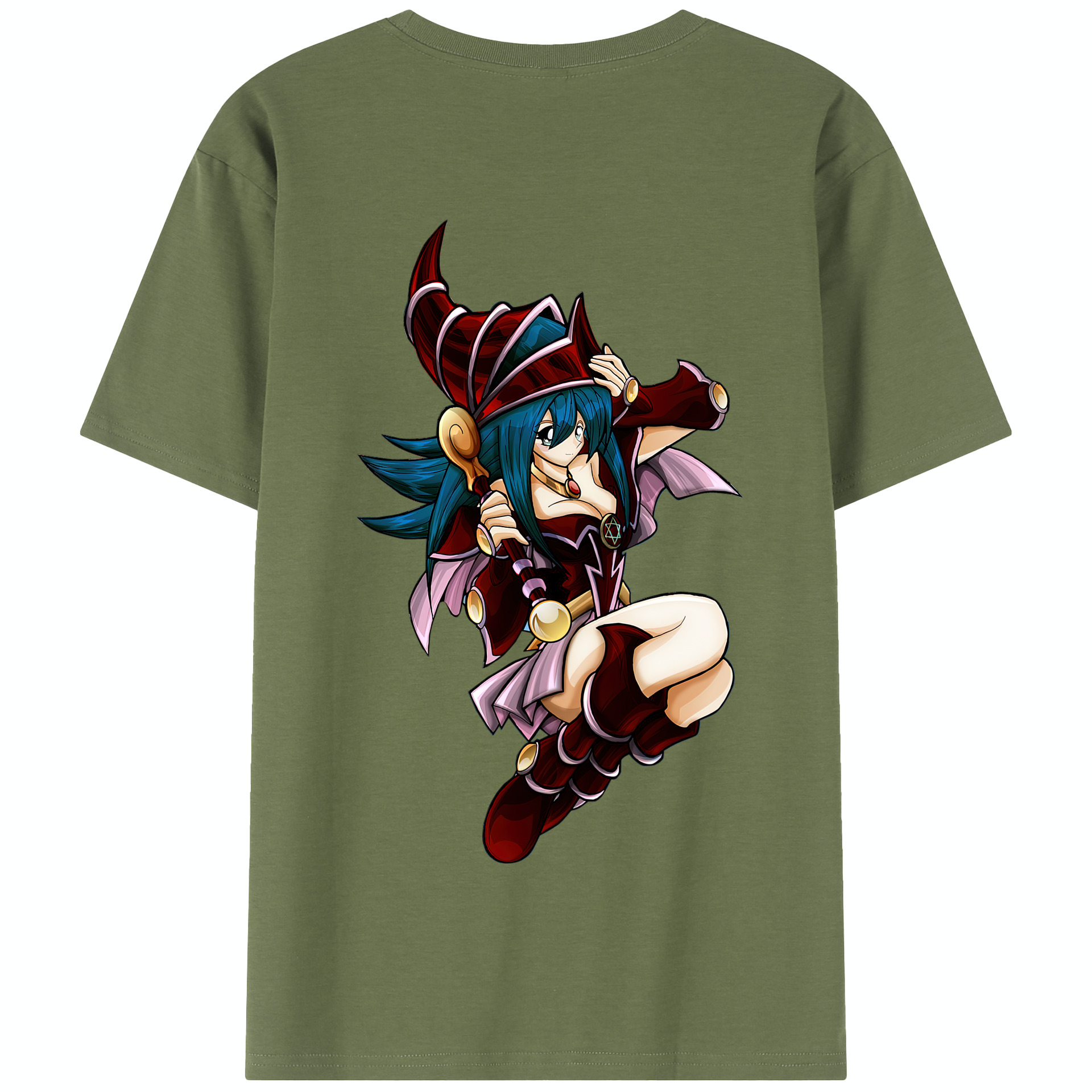 （画像用） 遊☆戯☆王 Yu-Gi-Oh! 綿100％半袖Tシャツ（背面プリント）